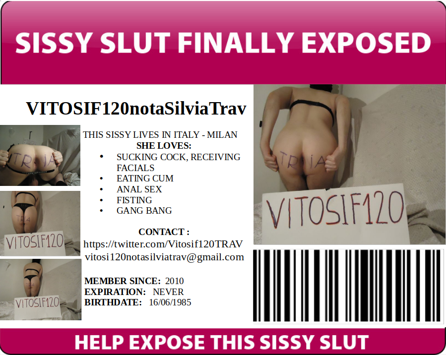 SISSY FAGGOT VITOSIF120  EXPOSED (1/1)