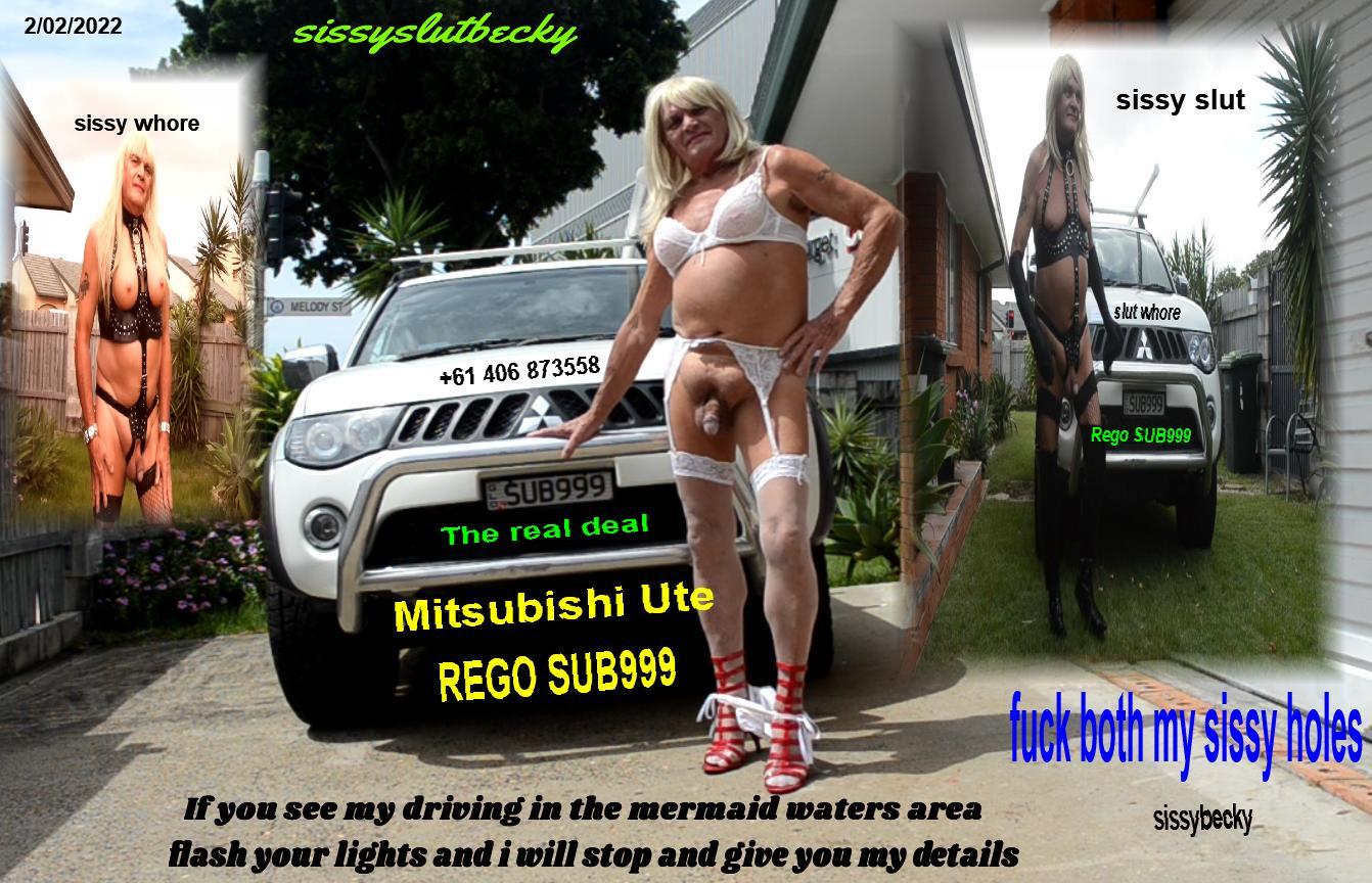 sissyslutbecky with her ute (1/8)