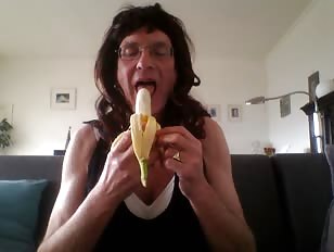 Louise Eating Banana