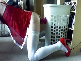 Red Heels and White Stockings